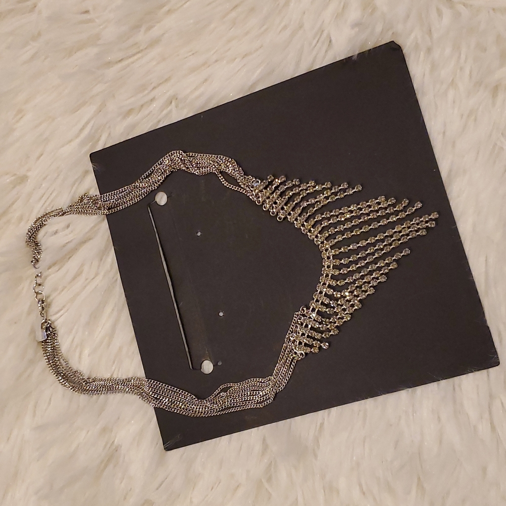 Banana Republic Silver Dangling Necklace